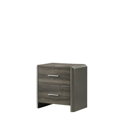 Venice Gray Platform 4-Piece Bedroom Set, King