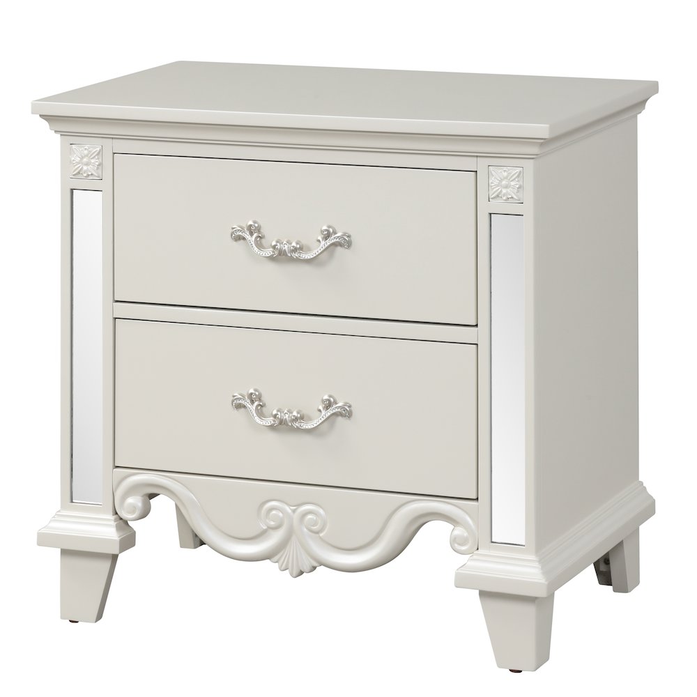 Sonia Pearl Tufted 4-Piece Bedroom Set, Queen