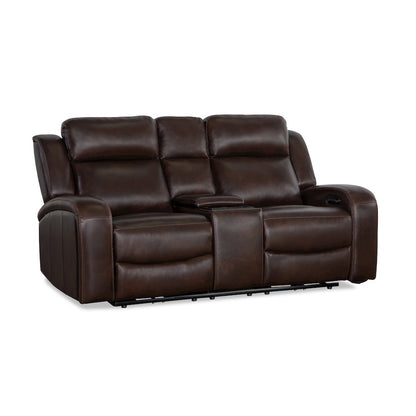 Logan Top Grain Italian Leather 2-piece Living Room Set