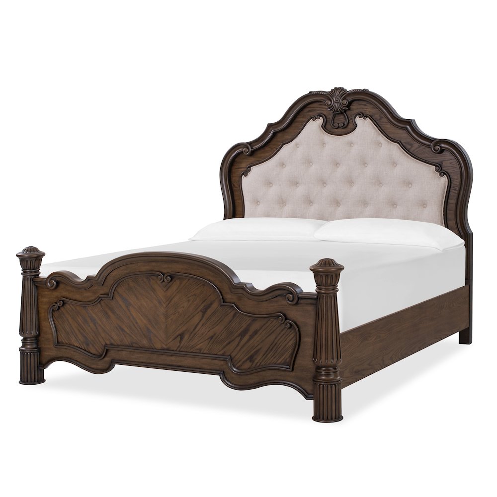 Nicole Ornate 4-Piece Bedroom Set, King
