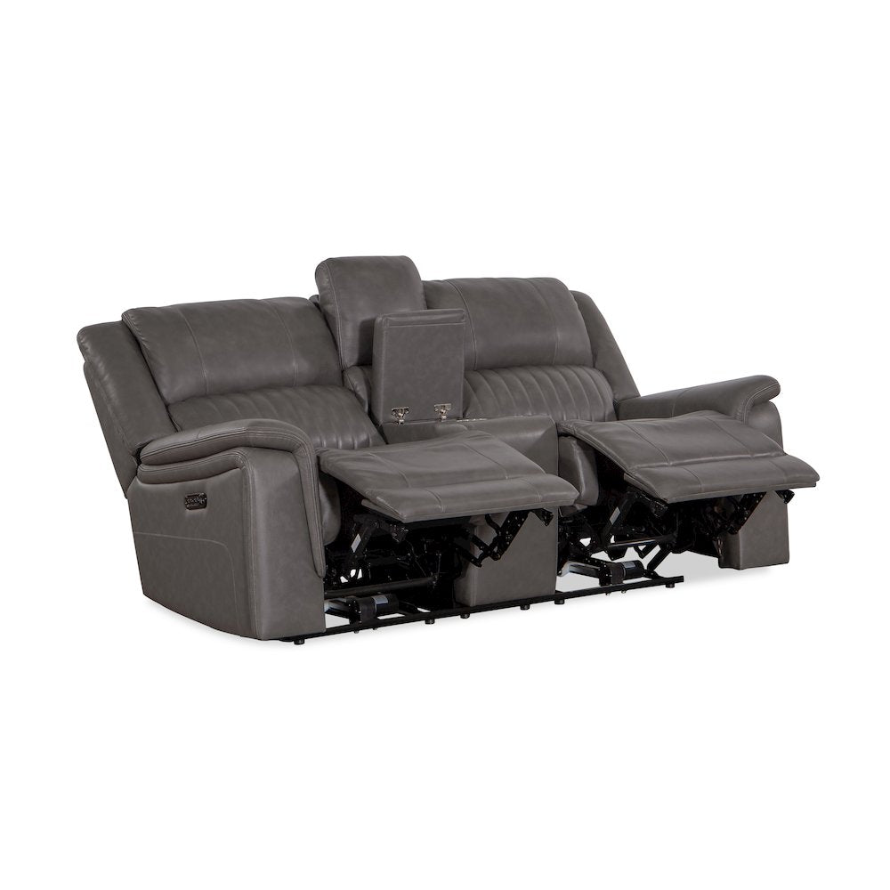Palmer Top Grain Italian Leather 2-piece Living Room Set