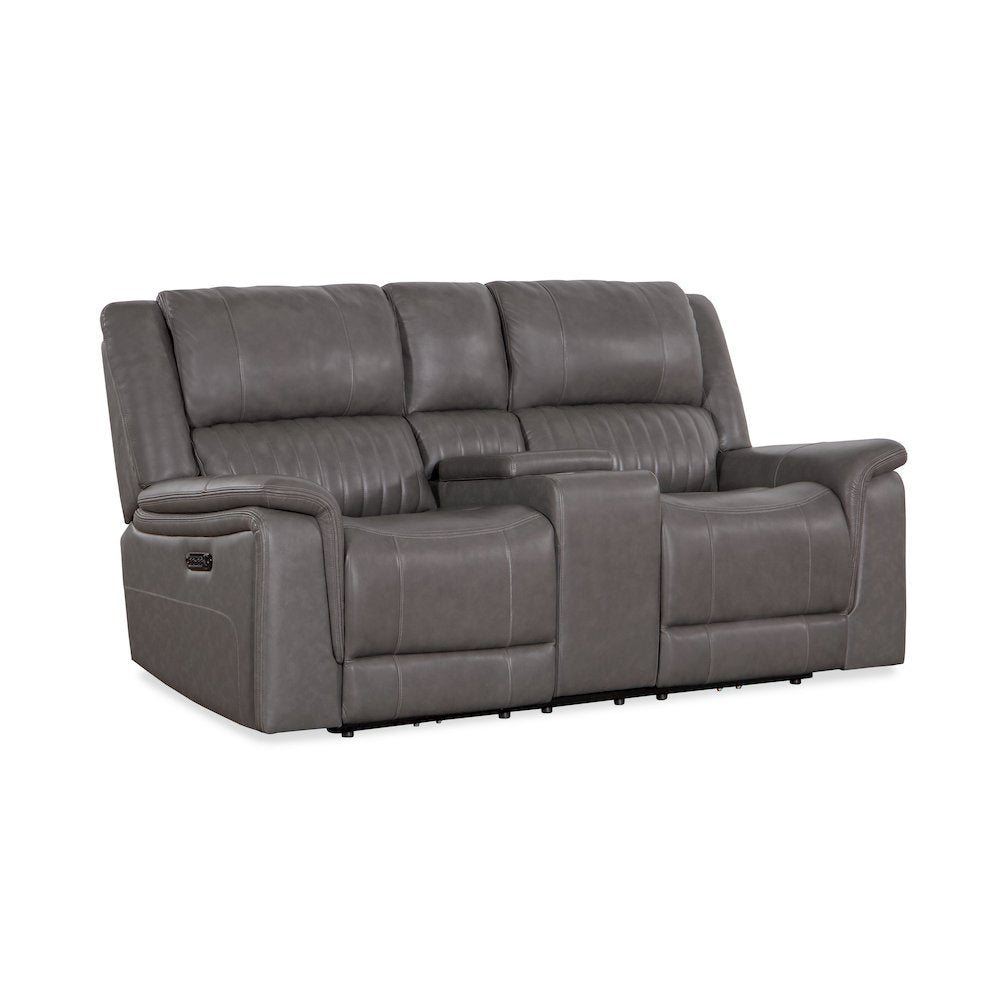 Palmer Top Grain Italian Leather 2-piece Living Room Set