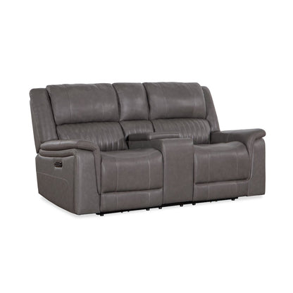 Palmer Top Grain Italian Leather 2-piece Living Room Set