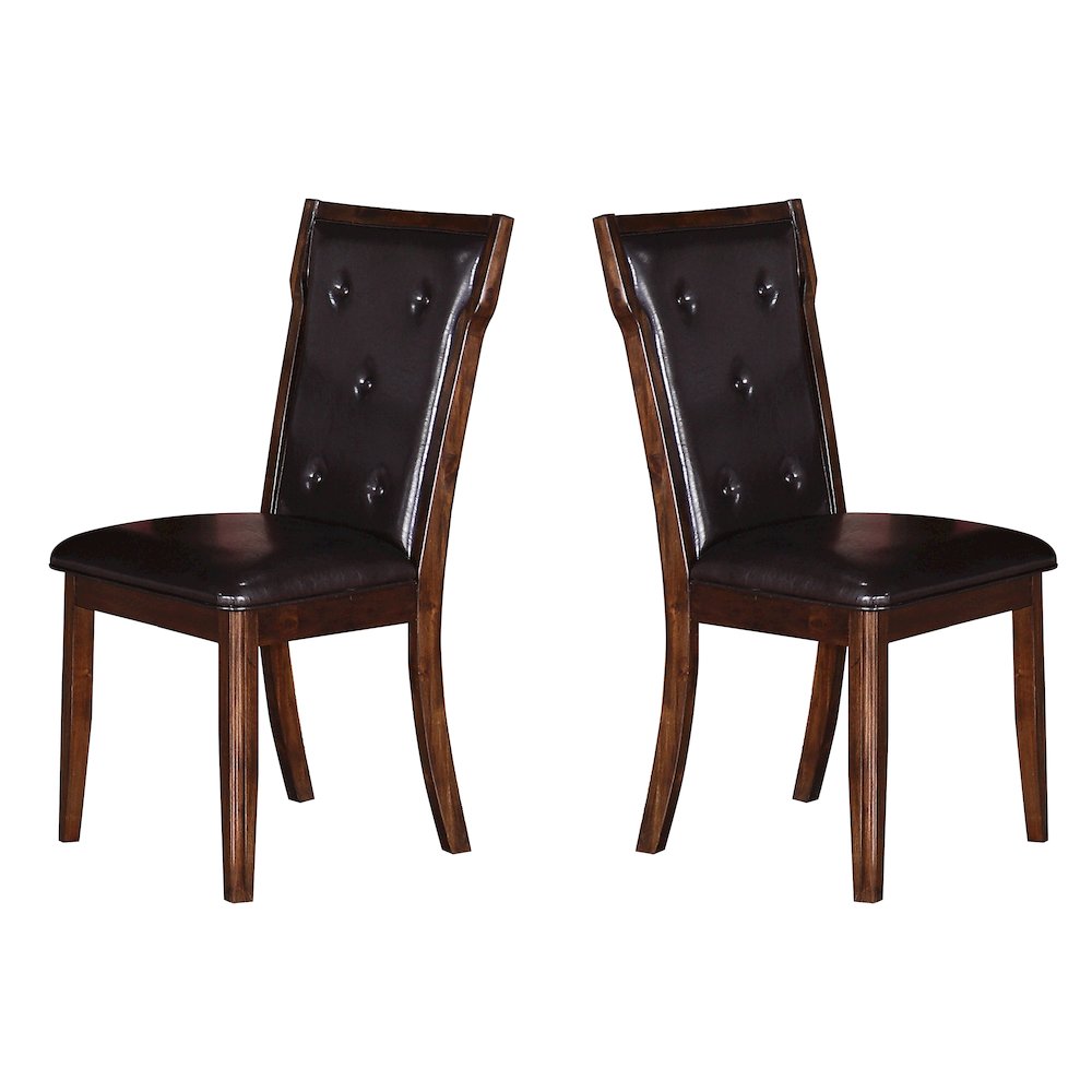 Pam Collection Solid Wood Extendable 7-Piece Dining Set