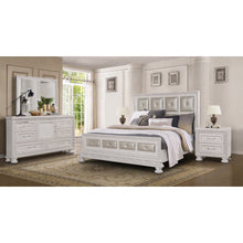 Penta White/ Champagne 4-Piece Bedroom Set, King