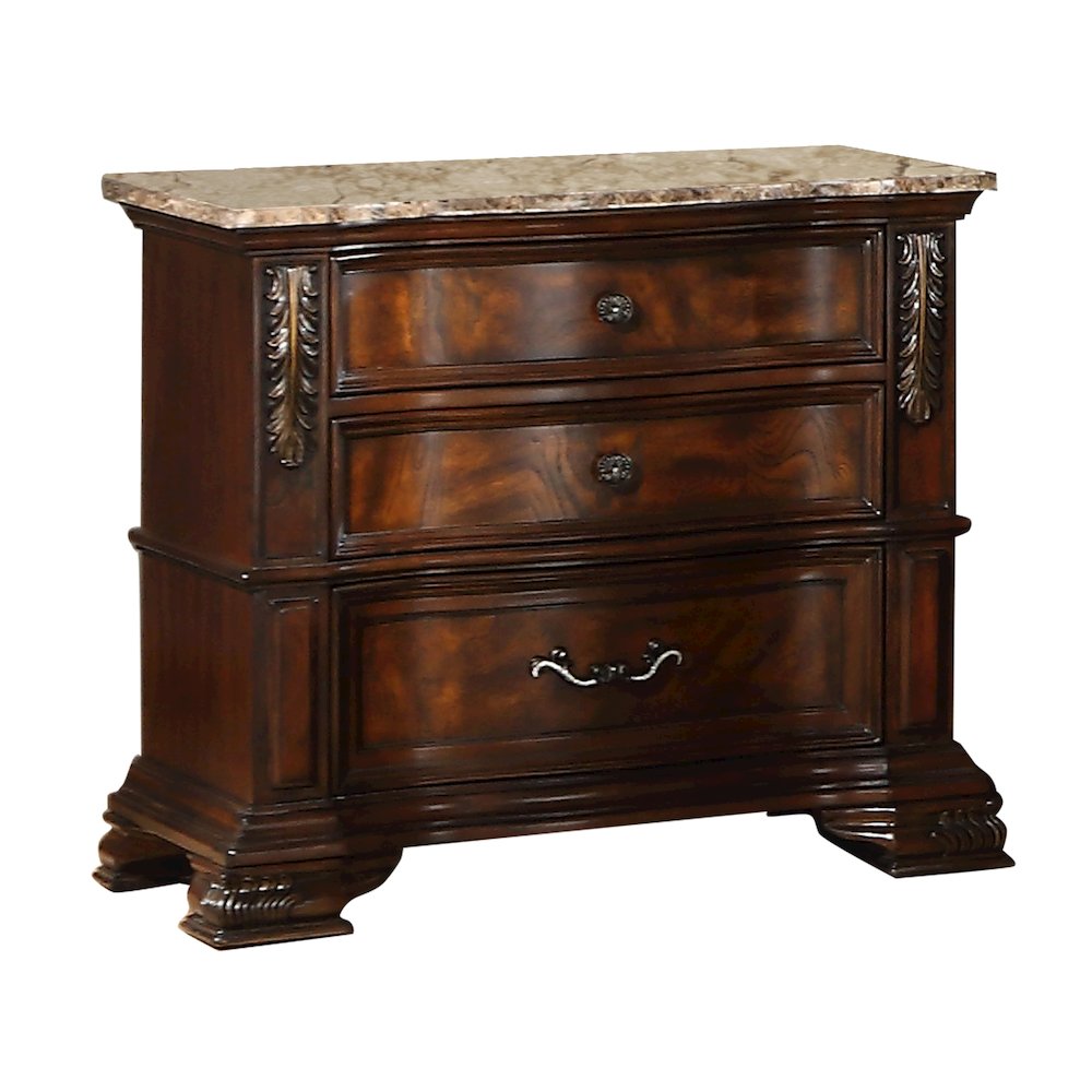Santa Monica Cherry Brown 5-Piece Bedroom Set, King
