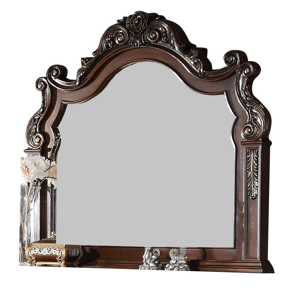 Santa Monica Cherry Brown 4-Piece Bedroom Set, Queen