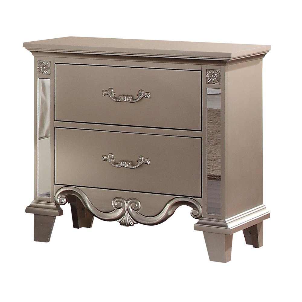 Sonia Beige Tufted 5-Piece Bedroom Set, King