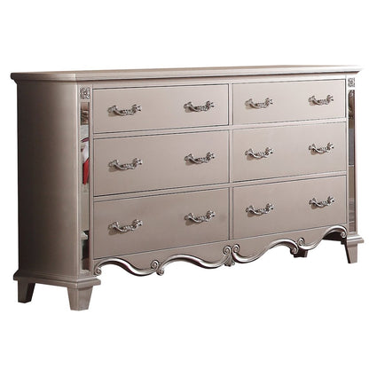 Sonia Beige Tufted 4-Piece Bedroom Set, Queen