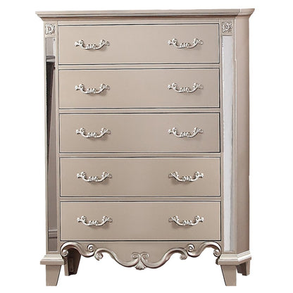 Sonia Beige Tufted 5-Piece Bedroom Set, Queen