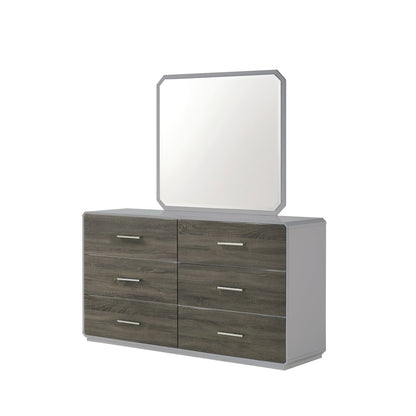 Naples Stone Gray Platform 5-Piece Bedroom Set, King