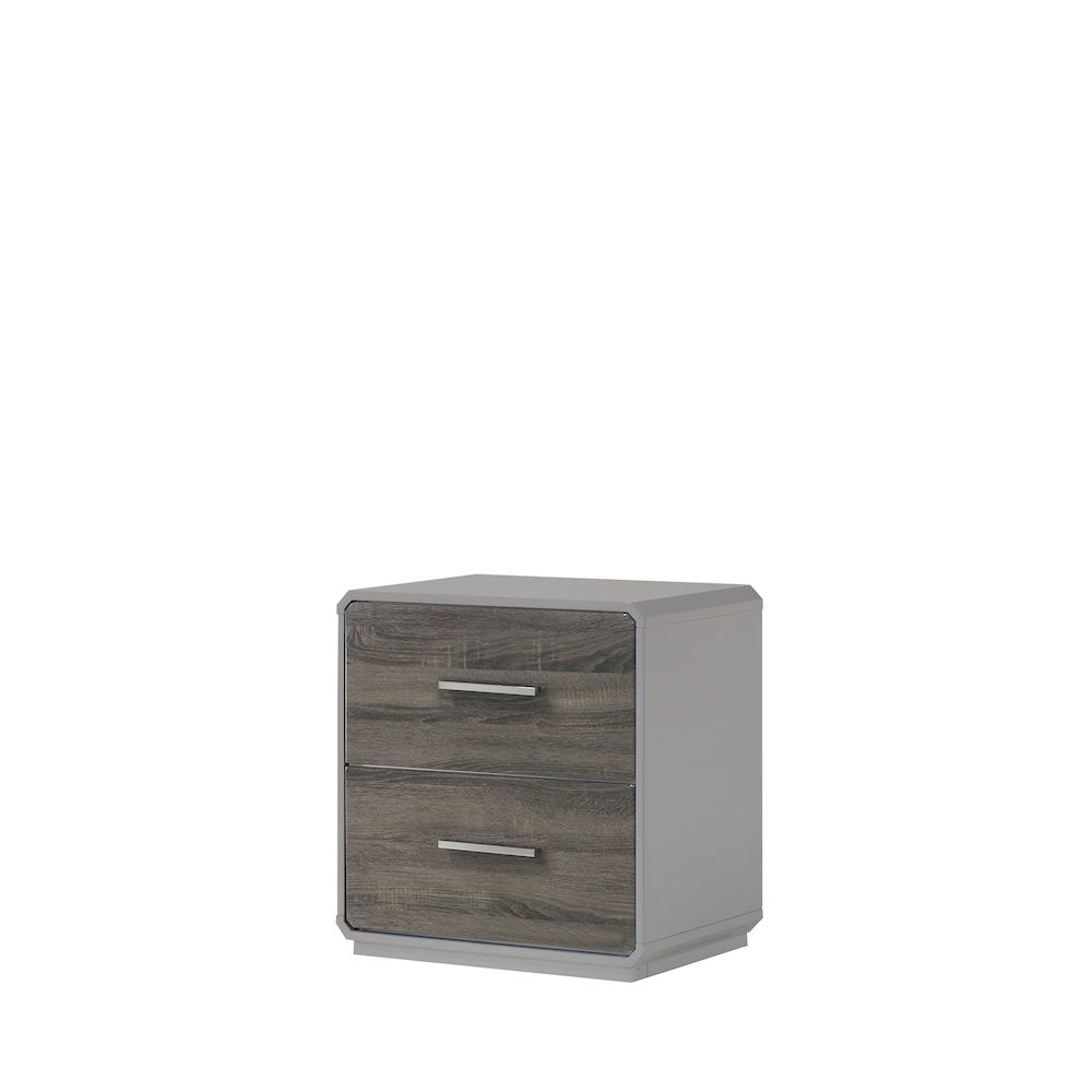 Naples Stone Gray Platform 4-Piece Bedroom Set, Queen