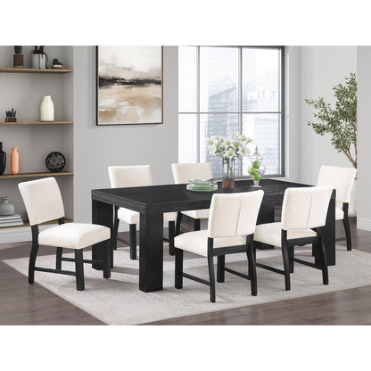 Taylor Contemporary Dark Wood Dining Set