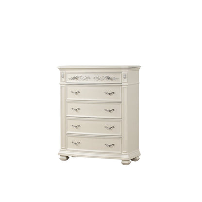 Valentina Pearl 5-Piece Bedroom Set with LED Lighting, King