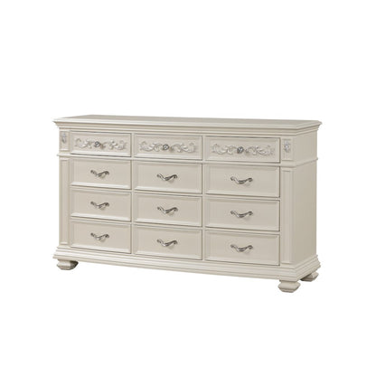 Valentina Pearl 4-Piece Bedroom Set with LED Lighting, Queen
