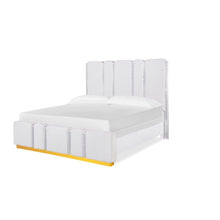 Zoe Crystal 5-Piece Bedroom Set with LED Lighting, Queen