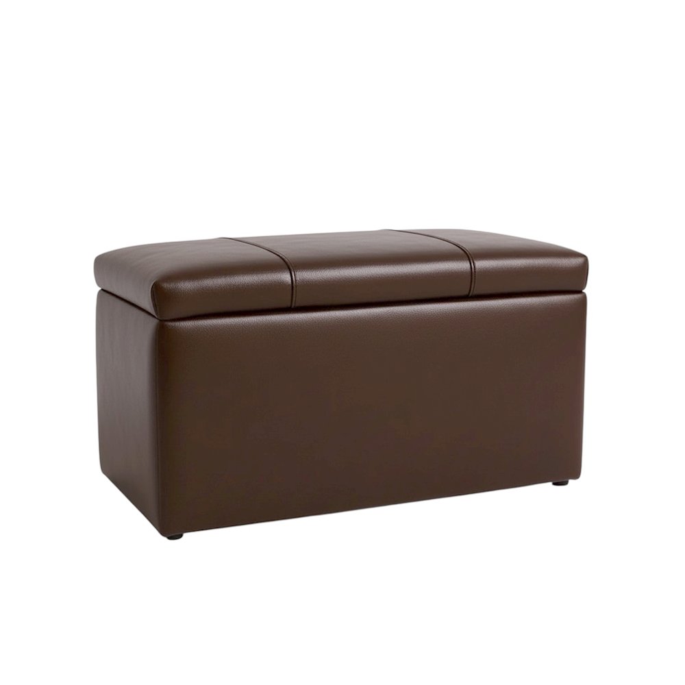 Prytania Storage Bench PU Brown