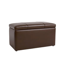 Prytania Storage Bench PU Brown