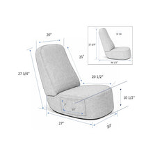 Roommate Rocker Linen Sapphire