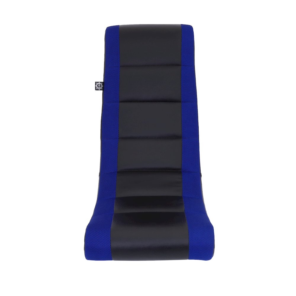 Classic Video Rocker Floor Gaming Chair, for Kids and Teens, Black/Blue
