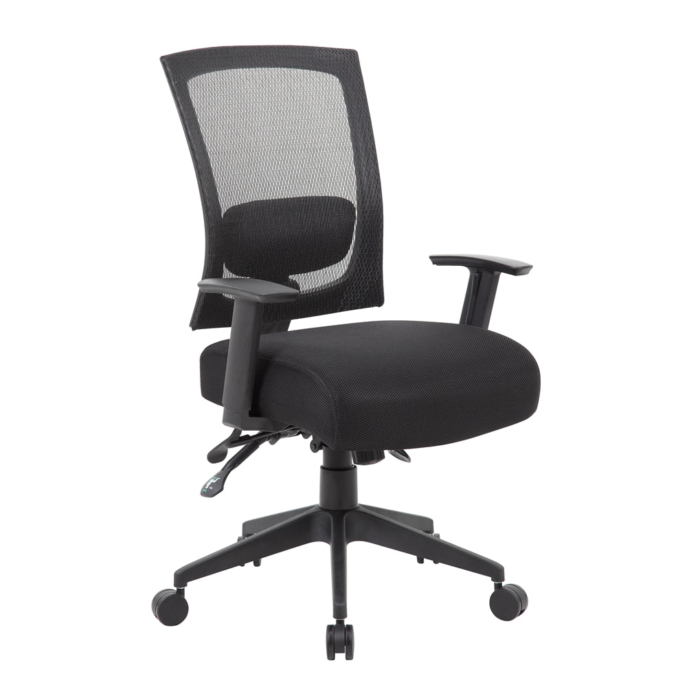 Boss Contract Mesh Back Task Chair w/ Seat Slider