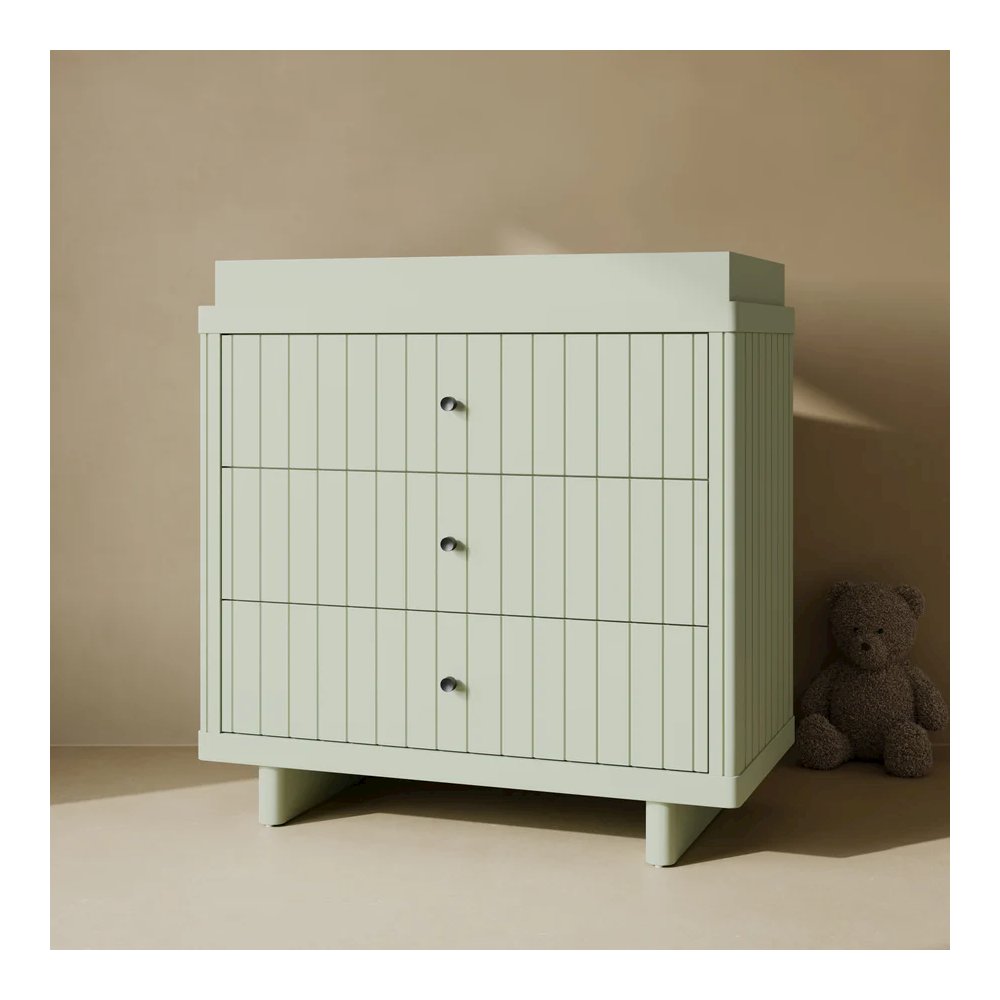 Kyoto 3 Drawer Chest with Topper - Sage