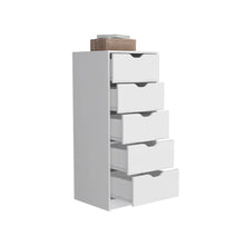 Basilea Tall Dresser White MDF