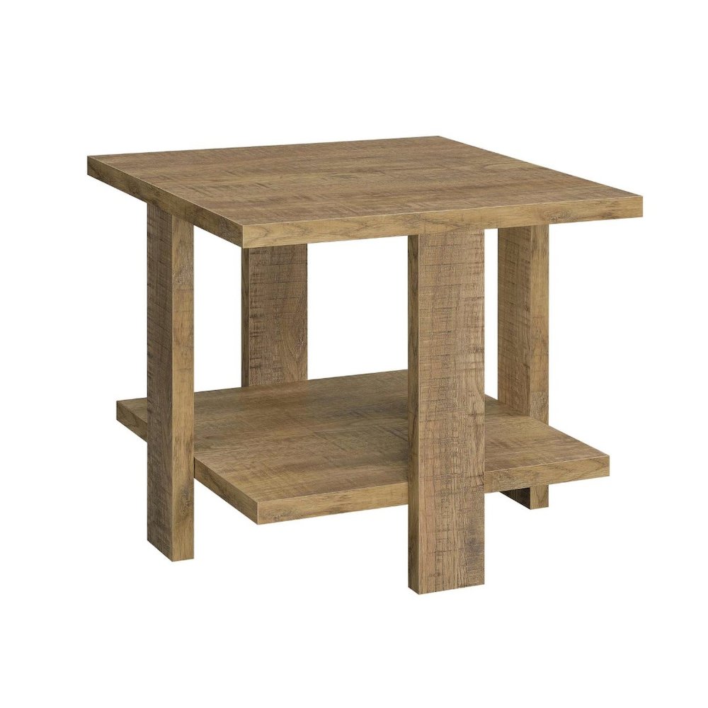 Dawn 3-piece Round Coffee and End Table Set Mango Brown
