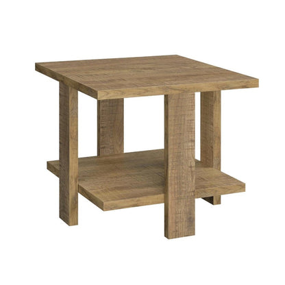 Dawn 3-piece Round Coffee and End Table Set Mango Brown