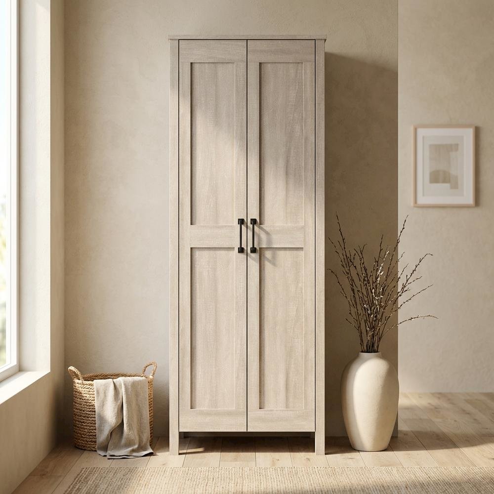 Miscellaneous Storage Storage Cabinet, Spring Maple finish