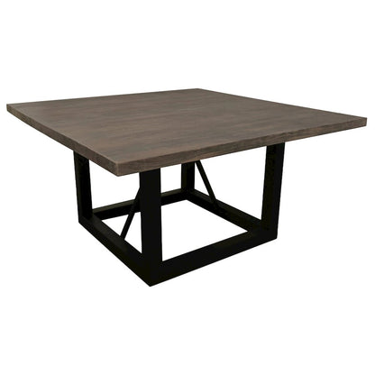 Felix Square 60" Dining Table with 4 sets of Cleo Side Chairs - Teal