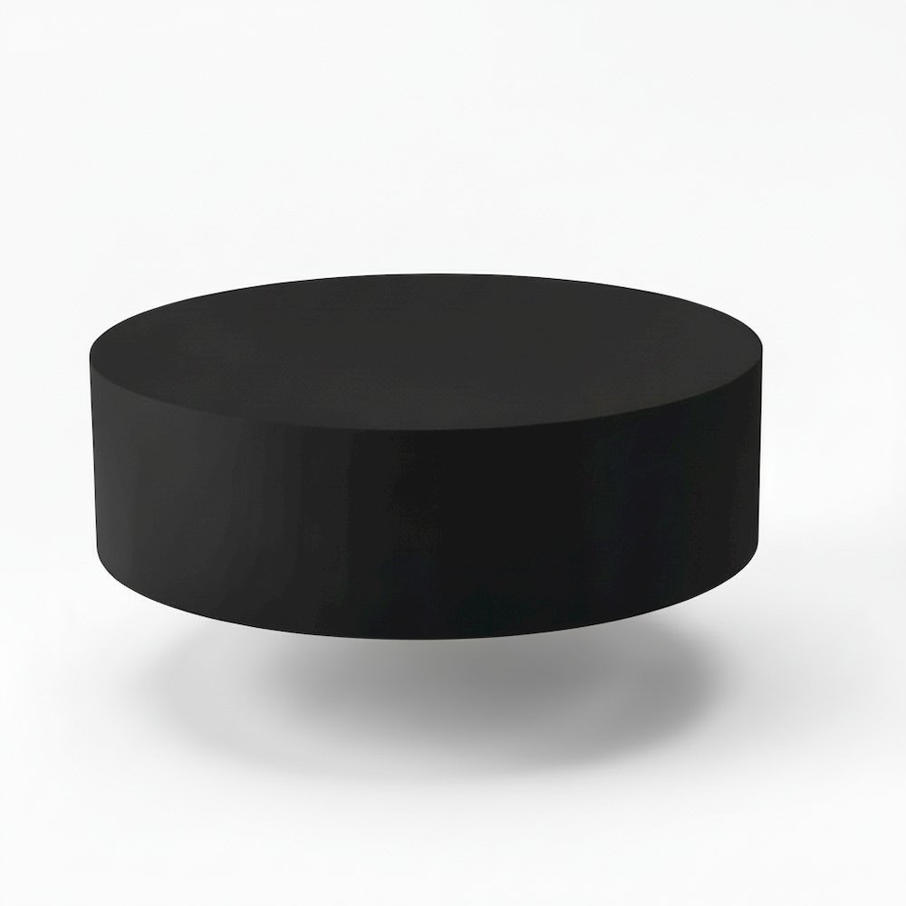 Spencer Round Coffee Table Black