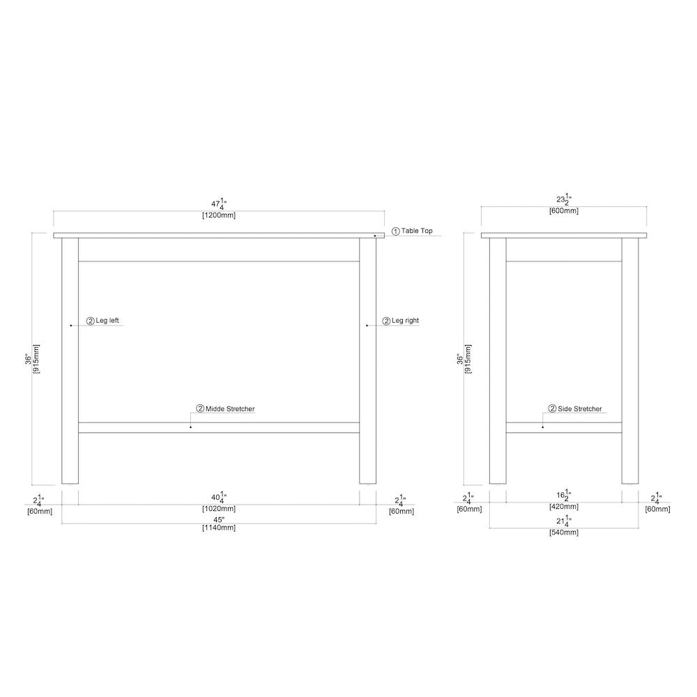 Sonoma Pub Table - Blended Espresso Finish