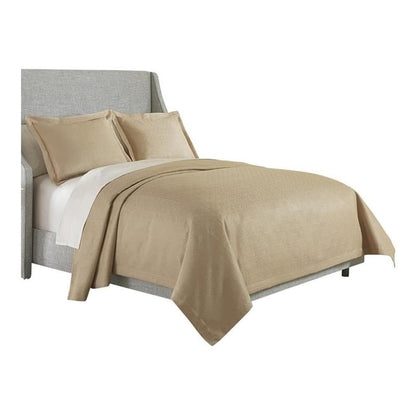 Alton 3-Piece King Bed Throw/Coverlet Set - Gold