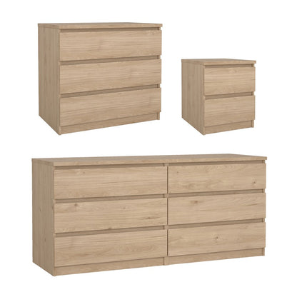 Scottsdale 3-Piece Bedroom Set, Jackson Hickory
