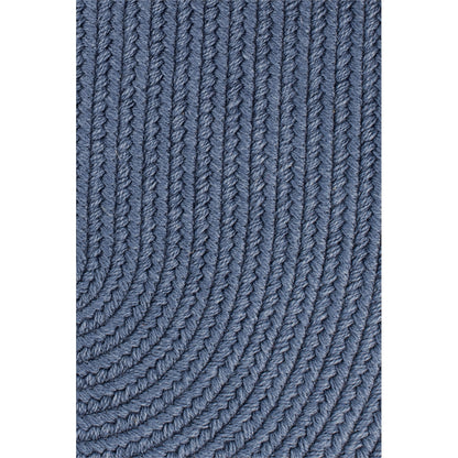Solid Sailor Blue Wool 18" x 36" Slice