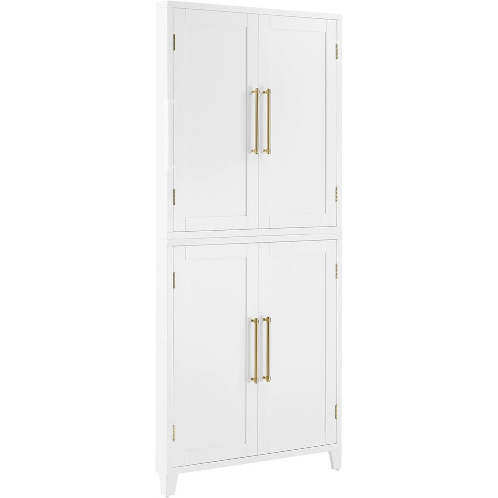 Roarke Corner Kitchen Storage Pantry Cabinet