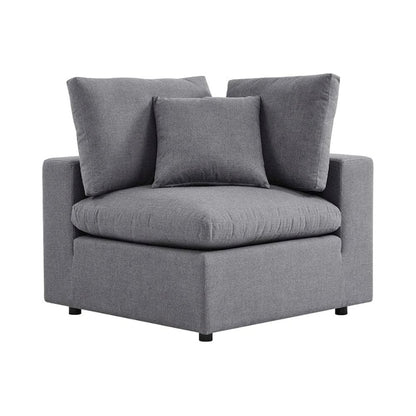 Outdoor Patio Corner Chair With Plush Cushion And Durable Frame
