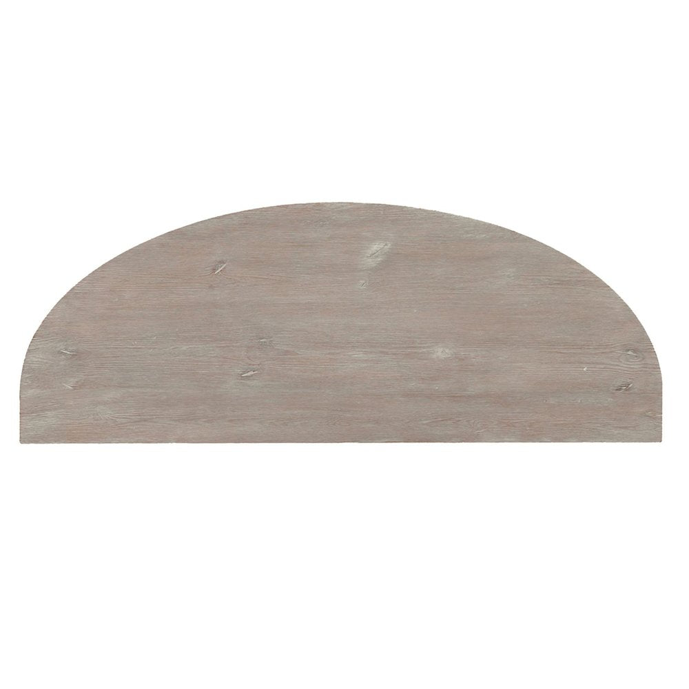 Greystone Mill Sofa Table in Stone White Wash w/ Wirebrush Distressing