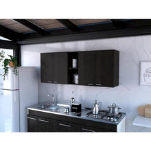 Portofino 150 Wall Cabinet Black MDF