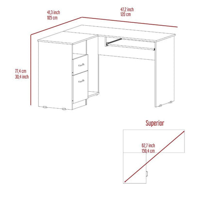 Mix Desk Black MDF