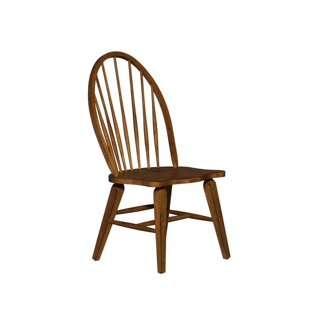 Hearthstone Ridge Windsor Back Side Chair in Tobacco