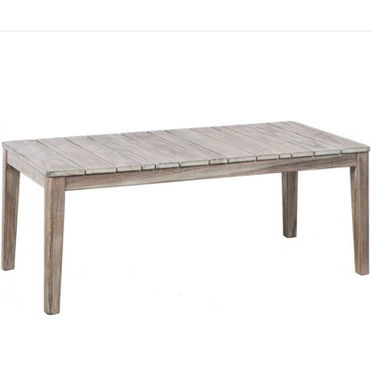 Cornwall Woven Wood Deep Seating Conversation Set with Sunbrella Cast Shale Cushions