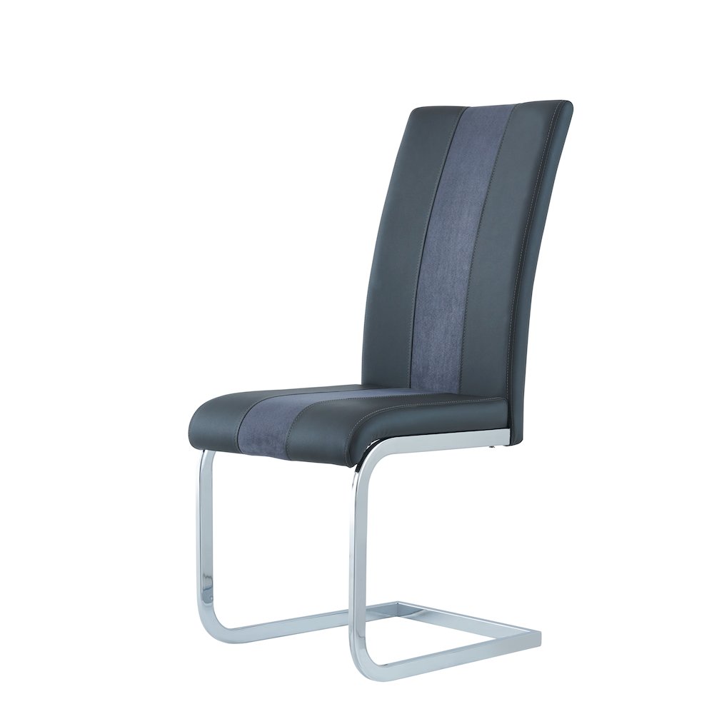 Contemporary Dining Chairs, Grey