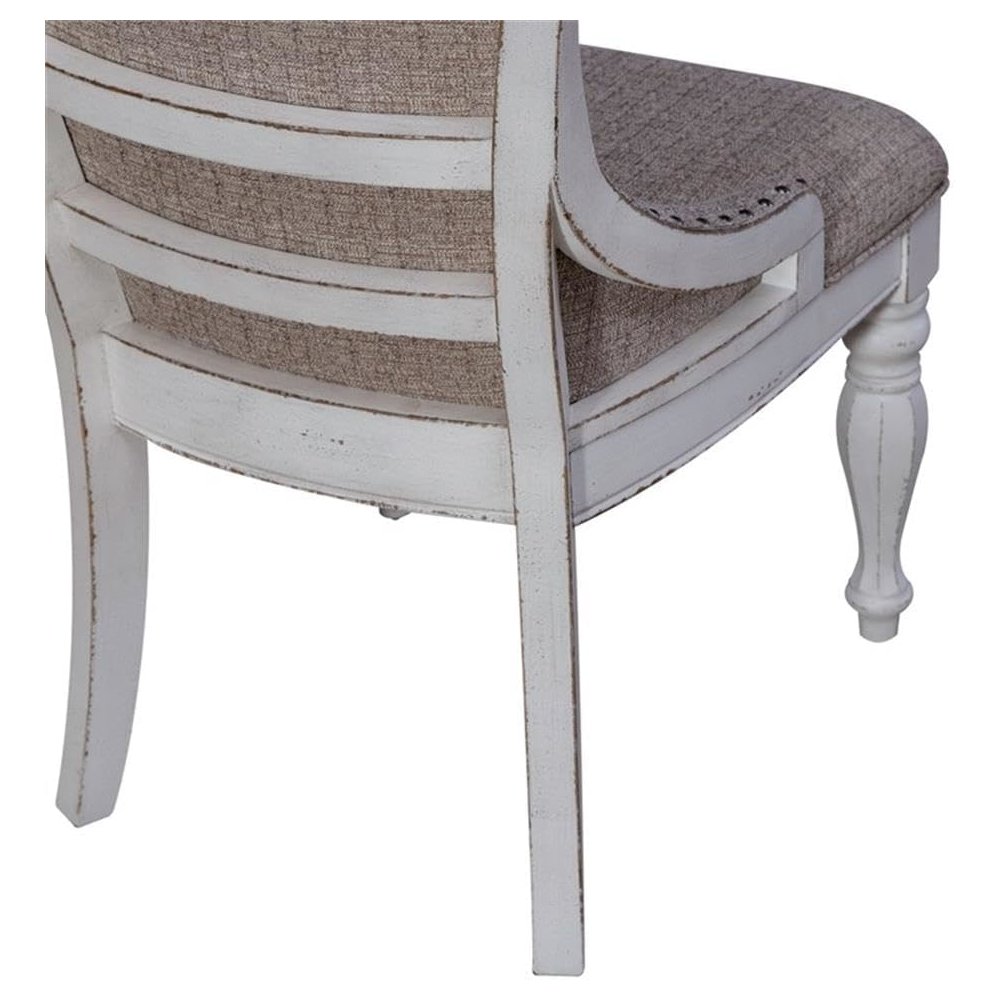 Upholstered Wing Back Side Chair for Dining Room, Set of 2