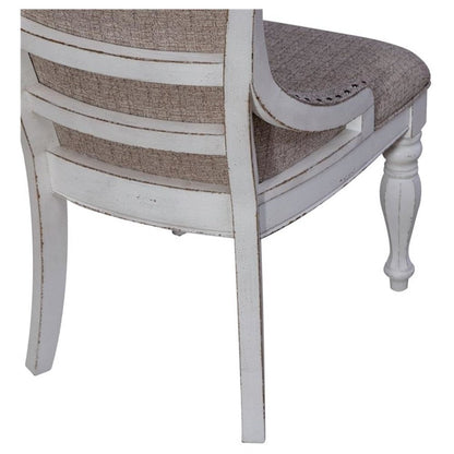 Upholstered Wing Back Side Chair for Dining Room, Set of 2