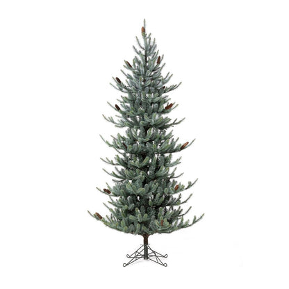 Blue Spruce Slim Christmas Tree, 7.5'