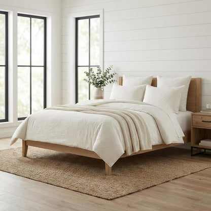 Quincy 4-Piece Queen Comforter Set - Ivory