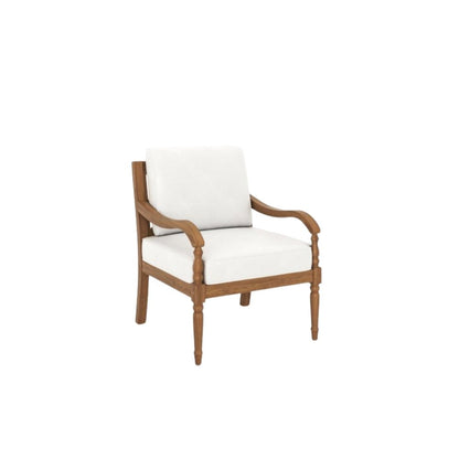 Patio Furniture Brown Wooden Deck Chairs Balcony Patio Dining Chairs Set of 2