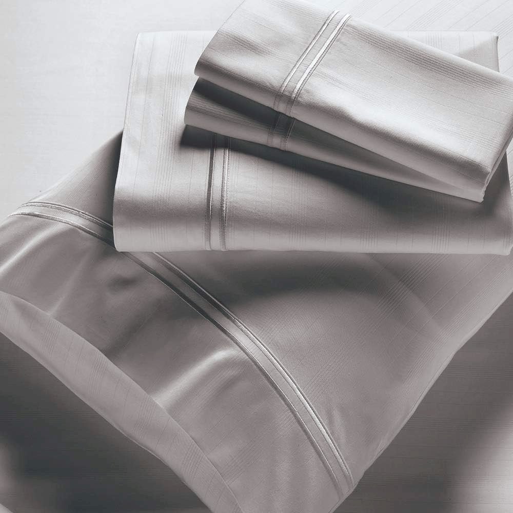 Premium Bamboo Pillowcase Set King, Dove Gray